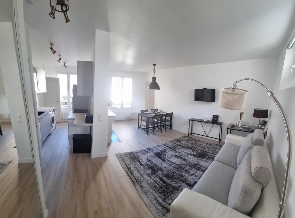 Appartement Luxueux Dans Maison Bourgeoise Parisienne Levallois-Perret Exterior photo